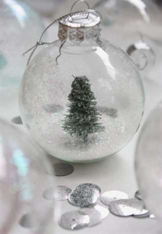 Snow Globe Ornament - Fun Family Craft