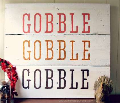 Gobble Gobble Thanksgiving Dấu hiệu