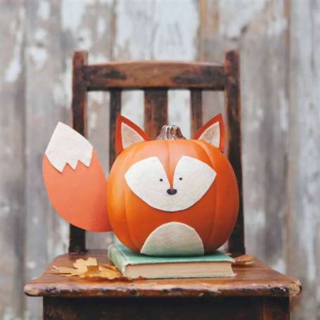 Fox Halloween Pumpkin