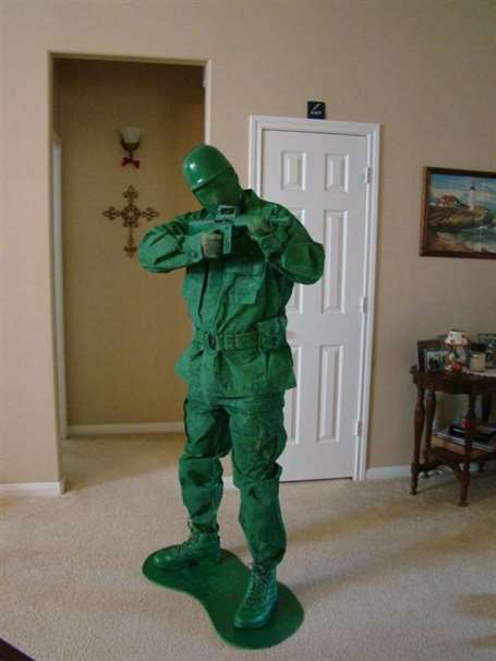 Đồ chơi Army Man Trang phục Halloween vui nhộn