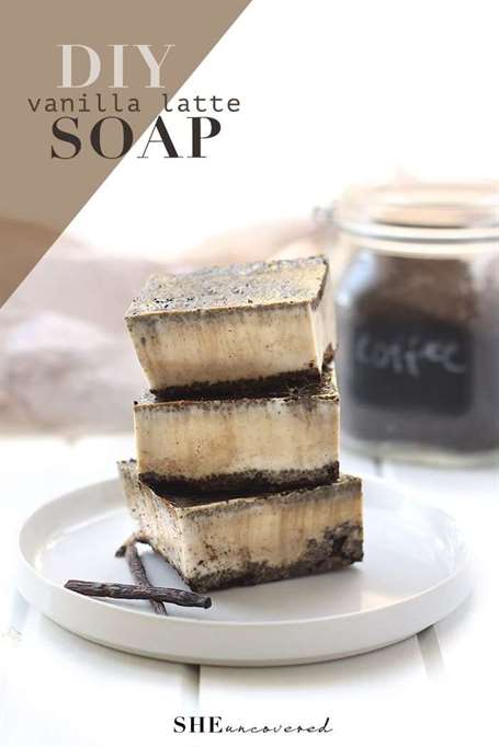 DIY Vanilla Latte Soap