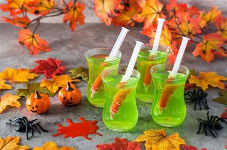 Ống tiêm cocktail bữa tiệc halloween