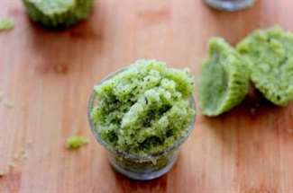 DIY Green Tea Sugar Scrub