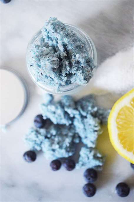 DIY Blueberry Lemon Scrub