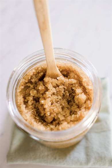 DIY Vanilla Almond Body Scrub