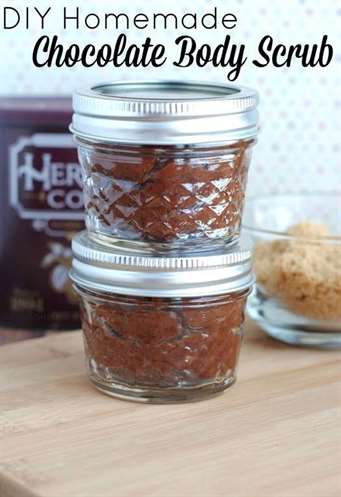 DIY Chocolate Body Scrub