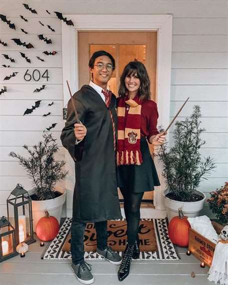 Harry potter and ginny weasley couple costumes