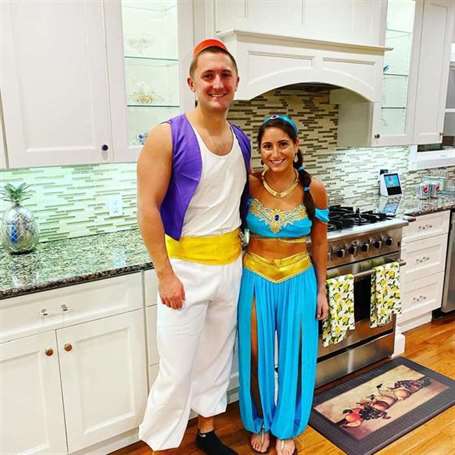 Aladdin and jasmine creative couples costumes