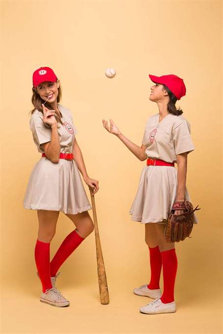 Các cặp đôi bóng chày Trang phục Halloween