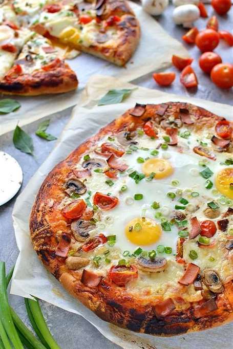 Pizza cho bữa sáng - thưởng thức pizza bất cứ lúc nào trong ngày với công thức pizza cho bữa sáng tuyệt vời này!