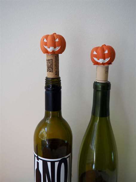 Jack o đèn lồng nút chai rượu trang trí tiệc halloween