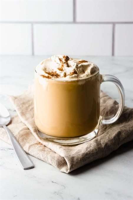 Healthy halloween treats keto pumpkin spice latte