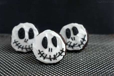 Jack Skellington Halloween Cupcakes