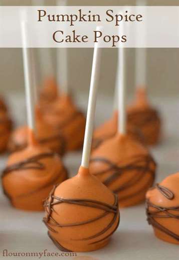 Món ăn tự làm cho Halloween: Bí ngô Spice Cake Pops