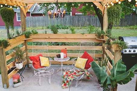 Diy mini pergola