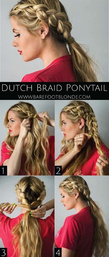 Dutch braid thành ngựa thấp