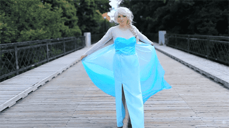 Ý tưởng trang phục halloween tự chế elsa