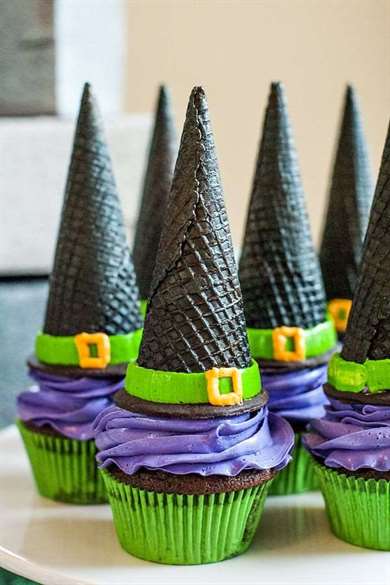 Halloween Cakes - Mũ phù thủy