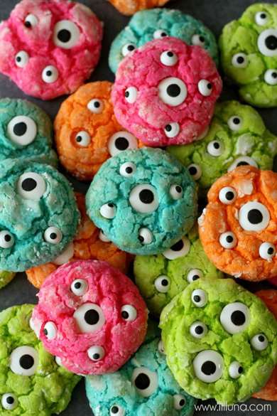 Googly Eyes Halloween Cookies