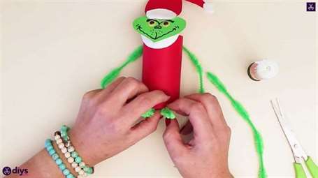 Toilet paper roll grinch scary