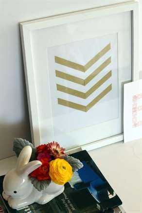 băng nghệ thuật chevron washi