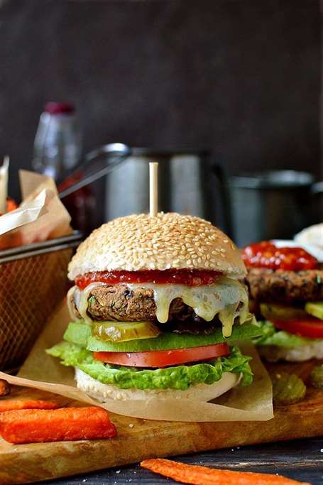 Công thức burger đậu dễ ​​dàng