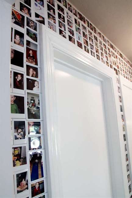 DIY Photo Collage Instax Wall