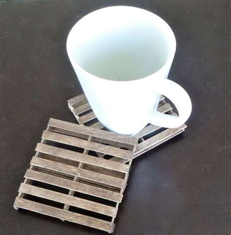 DIY Pallet Coasters