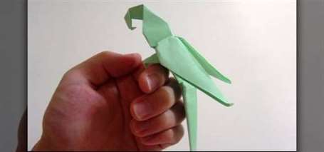 Con vẹt Origami