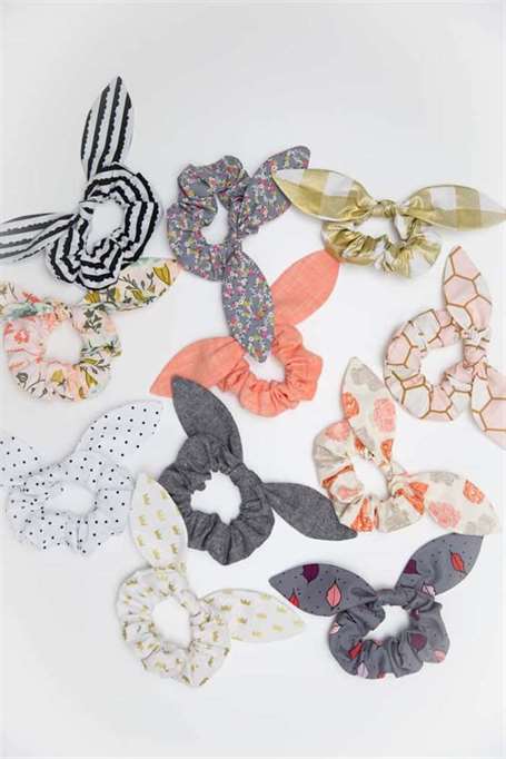 Diy knot scrunchies