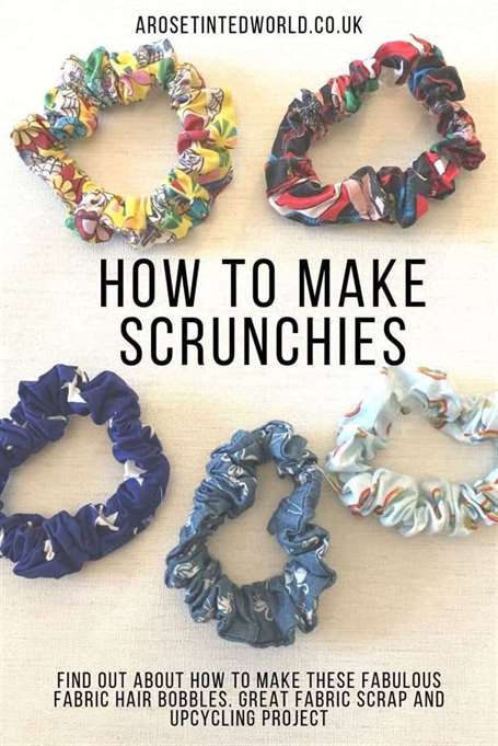 Cách làm scrunchies 