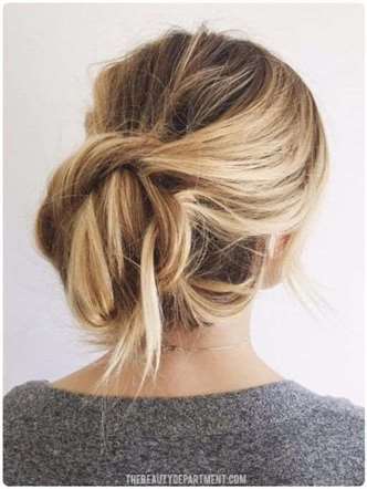 Updo búi rối dễ dàng