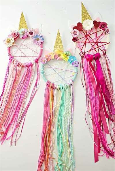 Những chiếc dreamcatchers kỳ lân