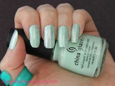 Mint python manicure from phoenixbeautylounge com