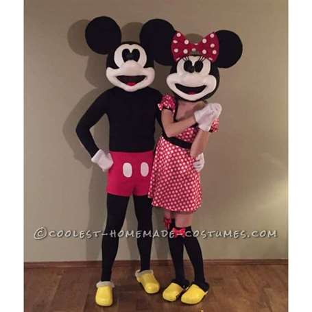 Trang phục minnie và mickey cổ điển dành cho người lớn