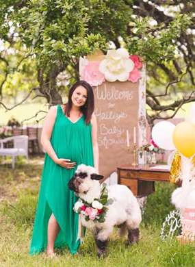 Rustic Pink Farm Baby Shower - Lấy cảm hứng từ cái này