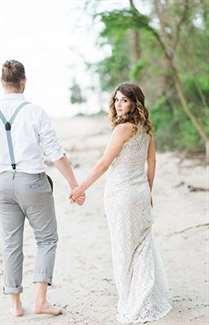 Bohemian Beach Wedding Inspiration - Lấy cảm hứng từ điều này