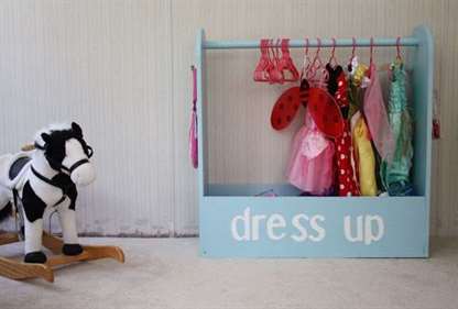 Diy dress up caddy