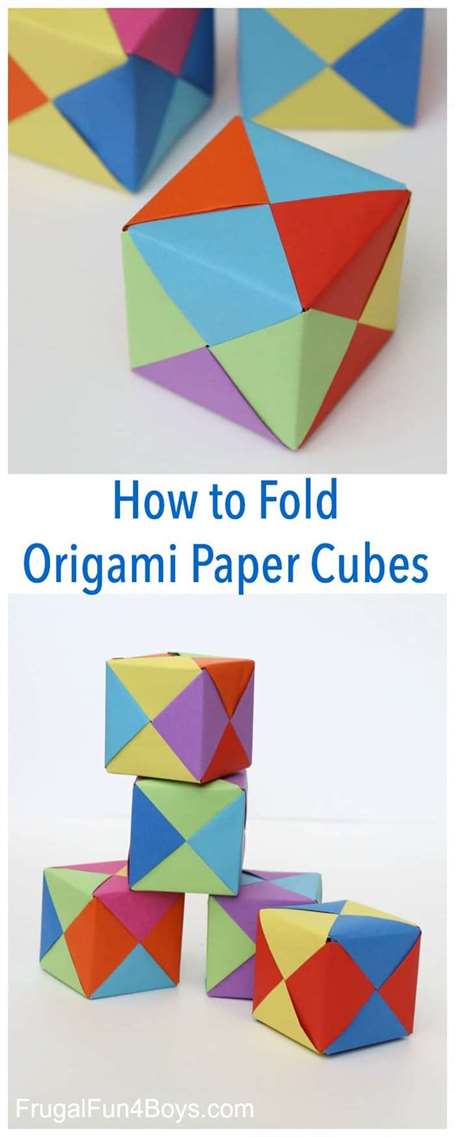 Origami hình khối giấy