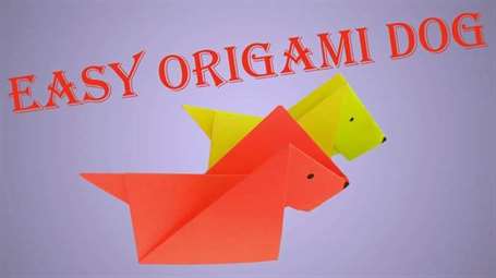Con chó origami dễ dàng