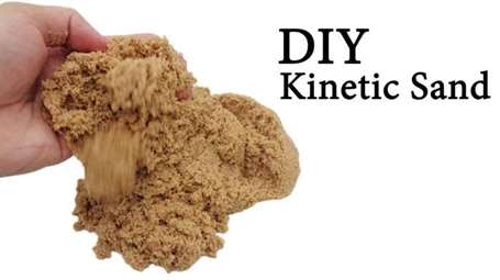 Kinetic sand làm bằng thuốc nhỏ mắt