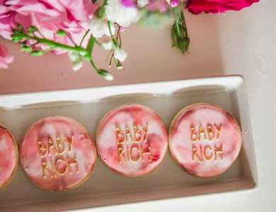 Bohemian Pink Watercolor Baby Shower - Lấy cảm hứng từ điều này