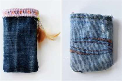 Vỏ điện thoại Diy denim