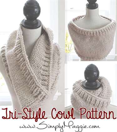 Chunky ba phong cách cowl