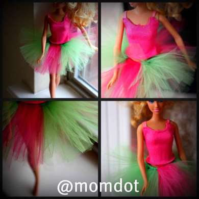 Barbie tutu tự làm