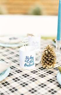 Navy & Gold Campfire Baby Shower - Lấy cảm hứng từ điều này