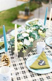 Navy & Gold Campfire Baby Shower - Lấy cảm hứng từ điều này