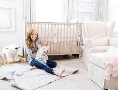 Blush & Grey Nursery - Lấy cảm hứng từ điều này