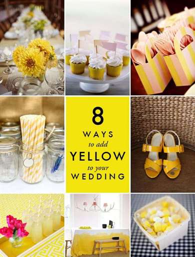 Đám cưới màu vàng với trắng, hồng và đào