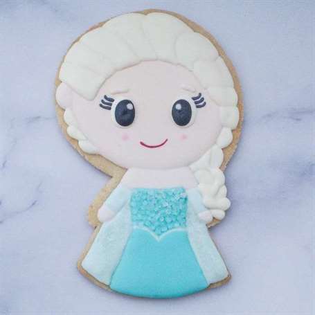 Frozen's - Elsa Cookie Hướng dẫn về ý tưởng bữa tiệc của Kara |  KarasPartyIdeas.com
